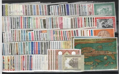 1 a VATICANO MNH 1963/78 Giro Completo Paolo VI Complete collect. 3 scans