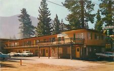 Postcard California Stateline Carousel Motel 1962 Autos Occupational 23-2959