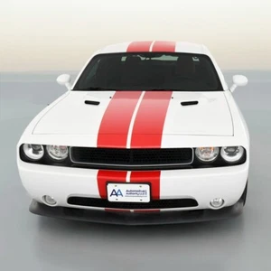 10" VINYL RALLY STRIPES RACING STRIPE HOOD TRUNK ROOF For DODGE CHALLENGER - Picture 1 of 7