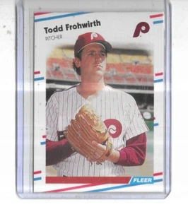 1988 Fleer #301 Todd Frohwirth Philadelphia Phillies - Picture 1 of 2
