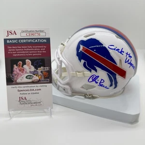 Chris Berman Autographed Buffalo Bills Mini Helmet “Circle The Wagons” Auto JSA - Picture 1 of 8