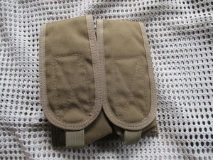WARRIOR ASSAULT SYSTEMS uk MOLLE  double 5.56mm mag POUCH coyote tan NEW - Picture 1 of 8
