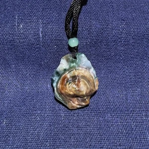 ๐๐ฅ๐Rare China Inner Mongolia Gobi Eye Rough Agate Specimen Pendant - Picture 1 of 10