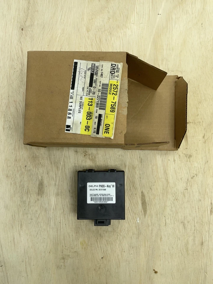 Módulo disuasivo de robo GM OEM 00-05 Deville Seville Bonneville Alero 25727589 Foto 1 de 4