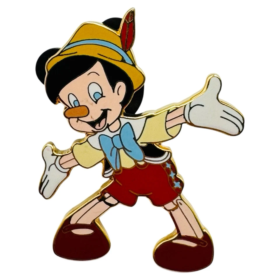 Disney Pinocchio Arms Spread Out Pin VINTAGE WAFFLE BACK 2002 - Image 1 of 4