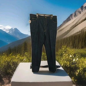 Jeans Lee Riders Para Hombre Azul Calce Regular 42x34 Pierna Recta Denim De Colección EE. UU. - Imagen 1 de 12