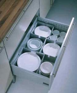 Naber Cuisio Flex. Trennwand,  2er Set graphit transluzent - Bild 1 von 5