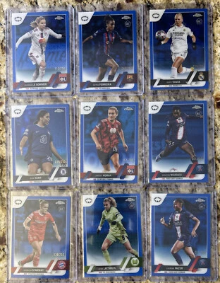 2022-23 Topps Chrome UEFA Women's Pick Your Player BLUE Mojo Parallels /250 - Image 1 of 3
