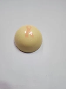 Breast Cancer Awareness Half Pool Ball Paperweight - Picture 1 of 4
