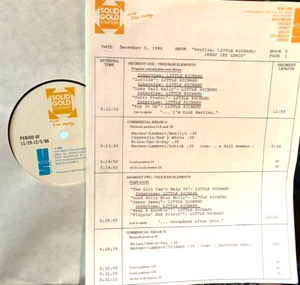 12/5/86 SOLID GOLD SCRAPBOOK JERRY LEE LEWIS/LITTLE RICHARD PROFILE,7 INTERVIEWS - Picture 1 of 3