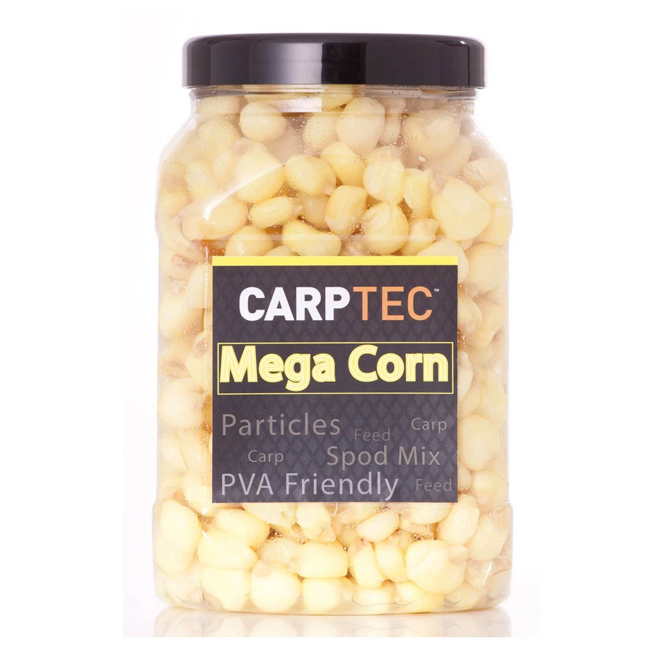 (15,88€/1l) Dynamite Carp Tec Particles Mega Corn 1L Partikelfutter - Bild 1 von 1