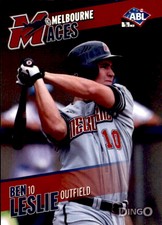 2013-14 Melbourne Aces Dingo Australian #160 Ben Leslie Victoria Australia Card