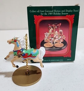 1989 Hallmark Keepsake Ornament "Ginger" 4th of 4 in Carousel Horse Series - Picture 1 of 9