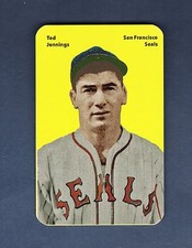 [#44] TED JENNINGS, San Francisco Seals World War II card  | Carl Aldana 2017