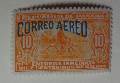 Sello de correo aéreo de Panamá, 1929, sc#C2, como nuevo, VLH, OG Foto 1 de 2