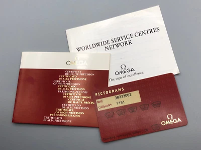 OMEGA SPEEDMASTER REDUCIDO CAL 1151 T.FECHA CALENDARIO PICTOGRAMA FOLLETOS 3823.30.02 Foto 1 de 3