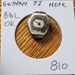 LADIES GOTHAM 7J HOPR WATCH MOVEMENT #810 - Picture 1 of 2