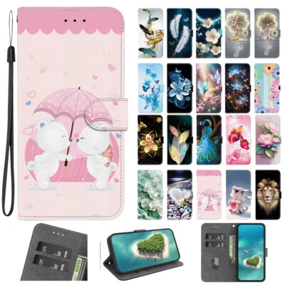 Patterned Leather Cover Wallet Case For Google Pixel 6A 4A 5A Pixel 6 5XL - Image 1 of 4