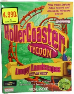 ROLLERCOASTER TYCOON-LOOPY - PC Video Game BIG BOX »»»NEW SEALED»»» - Picture 1 of 4