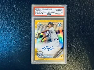 2019 Bowman Draft JJ GOSS Chrome Auto Gold Refractor /50 PSA 10 - Picture 1 of 2