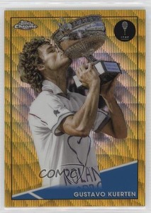 2021 Topps Chrome Gold Wave Refractor /50 Gustavo Kuerten #89 Rookie RC