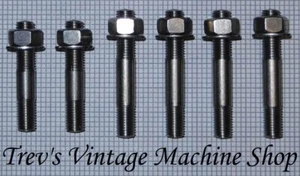 Austin A35 A40 A55 stainless steel manifold studs & nuts, 5/16 UNF Qty 6 MS1A+B - Picture 1 of 2