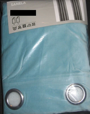 IKEA Sanela VELVET Drapes CURTAINS 2 Panels 98" Long ALL COLORS Dramatic Classic - Image 1 of 2