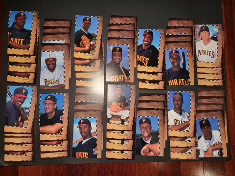 Pittsburgh Pirates postcard Lot of 126 Team Issued MLB Baseball Cover