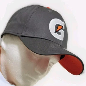 Gatorade Fitted Hat Gray LARGE-XLARGE Embroidered New Era 39Thirty - Picture 1 of 8