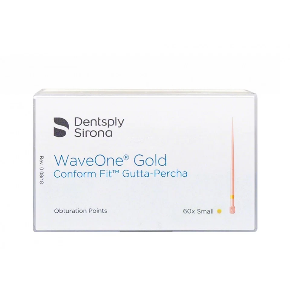 Dentsply B00WGGPF00SML Ajuste Conforme WaveOne Oro Gutta Percha Puntos Pequeños 60/Paquete Foto 1 de 1