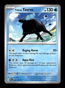 Pokemon Paldea Evolved Paldean Tauros 041/193 - Picture 1 of 1