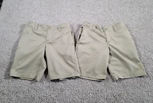 Under Armour Showdown Shorts Youth Size 8 Khaki Golf Performance LOT OF 2 Boys - Picture 1 of 17
