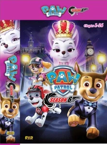 Paw Patrol Season 6 Chapter 1-26End DVD Animated Children's TV Series Region All - Picture 1 of 4