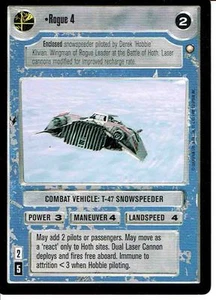 STAR WARS CCG SPECIAL EDITION LIGHT SIDE RARE ROGUE 4 - Picture 1 of 1