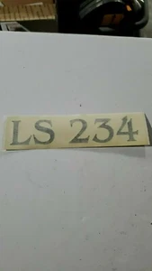 2 Lowe Boat Vinyl Boat decals, black, LS 234 MODEL NUMBER FREE SHIPPING - Picture 1 of 1