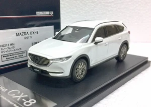 PO 1:43 HI STORY HS213WH Mazda CX8 CX-8 (2017) JDM Scale Modellauto - Bild 1 von 6