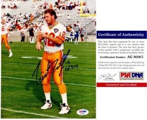 Trent Dilfer Signed Tampa Bay Buccaneers Bucs ROOKIE 8x10 inch Photo + PSA/DNA - Picture 1 of 1