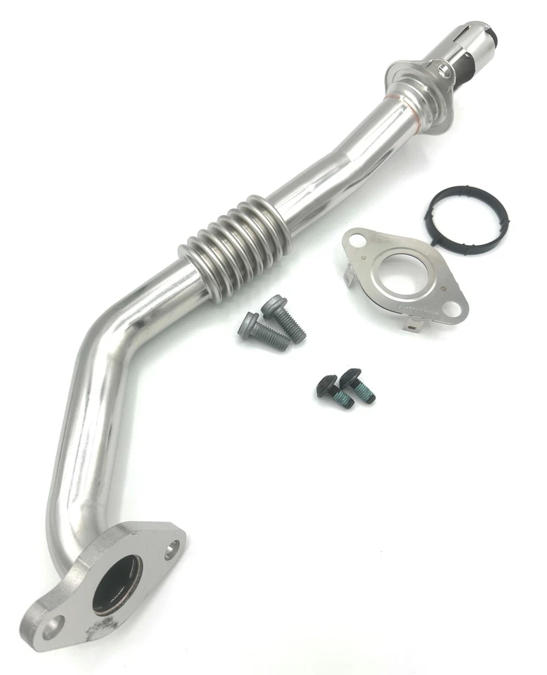 Original VW Crafter T6 Verbindungsrohr AGR + Dichtungen Schrauben 04L131521AR - Bild 1 von 1