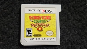 237: Donkey Kong Country Returns 3D Nintendo probado manual, solo cartucho - Imagen 1 de 2
