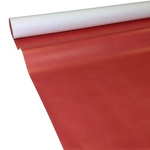 50m x 1m rot JUNOPAX Papiertischdecke Einweg Tischtuch Rolle nassfest - Bild 1 von 9