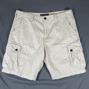 American Eagle Cargo Shorts Men's Size 40 Beige Classic Fit Utility Flex - Picture 1 of 7