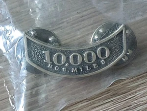Harley Davidson Owners Group HOG H.O.G. Mileage 10,000 Miles Lapel Pin - Picture 1 of 3