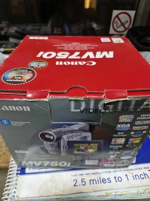 Canon MV750i Handheld MiniDV Digital Video Camera No charger Untested - Image 1 of 4