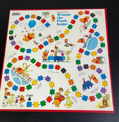Juego de colección 1964 Parker Brothers Walt Disney’s Winnie the Pooh ~ solo tablero Foto 1 de 4