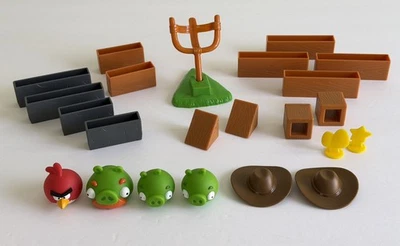 Lote de piezas de repuesto de figuras sombreros bloques Angry Birds Western Round Up juego Foto 1 de 4