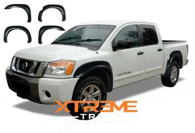 Conjunto de alargadores de para-lama estendidos pintáveis sem caixa de bloqueio Nissan Titan 2004-2015 - Imagem 1 de 3