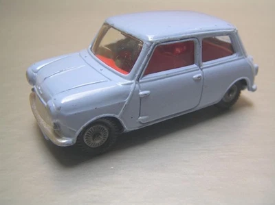 Corgi Toys 226 Morris Mini Minor in Rare Lighter Blue Shade & Cast Hubs NM+ Cond - Image 1 of 4