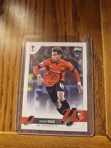2022-23 Topps Cromo UEFA Clubes Competiciones Rookie Desire Doue #48 Rennais PSG - Imagen 1 de 2