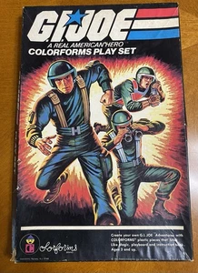 Vintage 1982 Hasbro G.I. Joe-A Real American Hero Colorforms Play Set Used Boxed - Picture 1 of 13