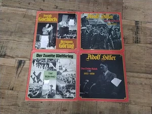 4x Adolf Hitler Das Dritte Reich Doku Hermann Göring Goebels Lp Vinyl  - Bild 1 von 1